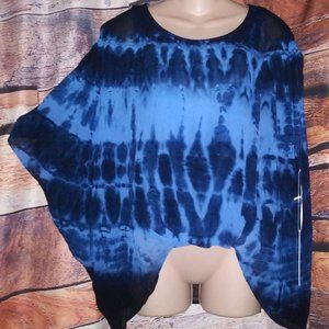 Young Fabulous & Broke S Tie Dye Kimono Poncho Top